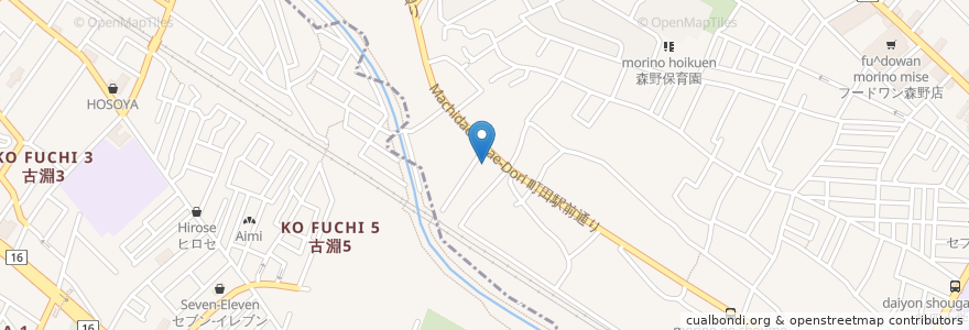 Mapa de ubicacion de スギ薬局 en Jepun, 神奈川県, 東京都, 相模原市, 町田市, 南区.