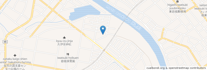 Mapa de ubicacion de カフェインカフェ en Япония, Сайтама, Сайтама, 岩槻区.