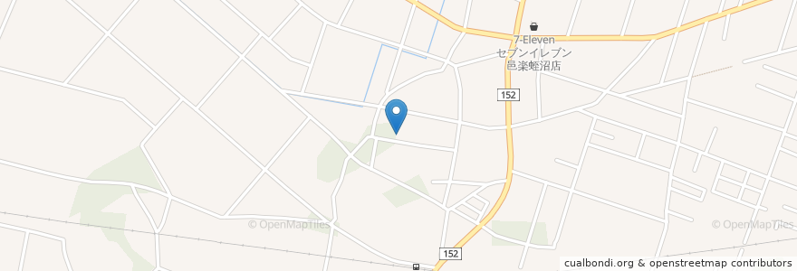 Mapa de ubicacion de 阿夫利神社 en Japon, Préfecture De Gunma, 邑楽郡, 邑楽町.