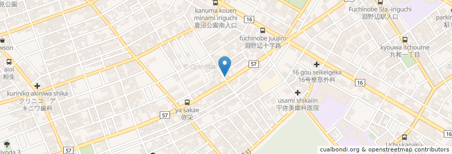 Mapa de ubicacion de そば増田屋 en Japón, Prefectura De Kanagawa, 相模原市, Barrio Chuo.