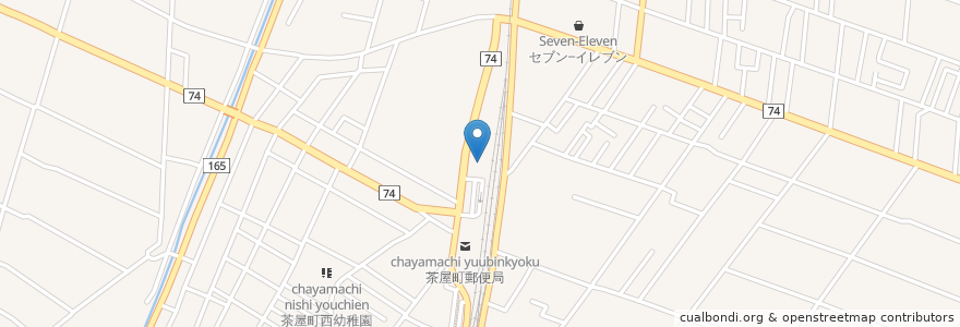 Mapa de ubicacion de 茶屋町駅前クリニック en Япония, Окаяма, 倉敷市.