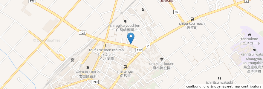 Mapa de ubicacion de エネオス en Japon, Préfecture De Saitama, さいたま市, 岩槻区.