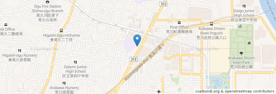 Mapa de ubicacion de 大衆酒場 甲州屋 en 日本, 東京都.