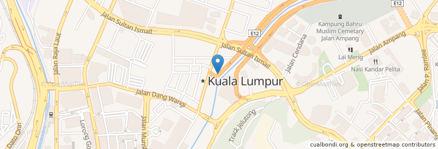 Mapa de ubicacion de Restoran Al Azad en 말레이시아, 슬랑오르, 쿠알라룸푸르.