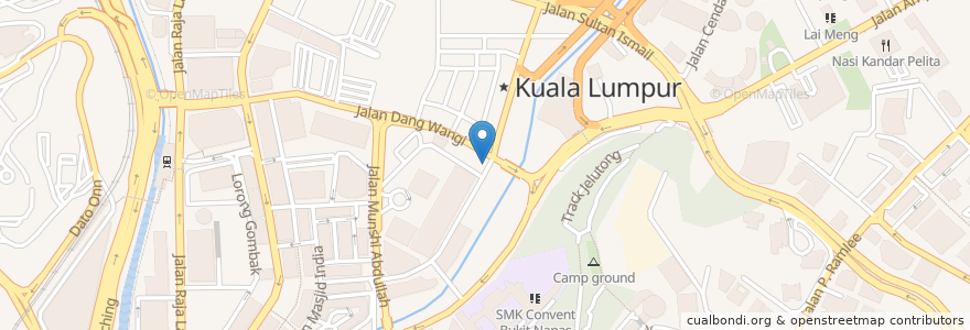 Mapa de ubicacion de Restoran R R R en 말레이시아, 슬랑오르, 쿠알라룸푸르.
