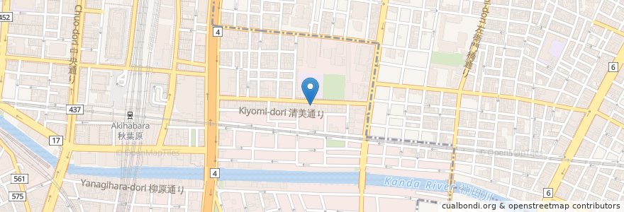 Mapa de ubicacion de 天神屋 en 일본, 도쿄도.