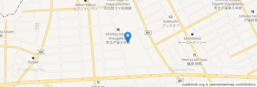 Mapa de ubicacion de カブトムシの時計 en Jepun, 埼玉県, 川口市.