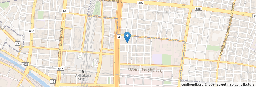 Mapa de ubicacion de 新福菜館 en 日本, 東京都.