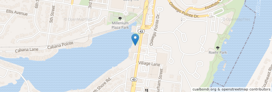 Mapa de ubicacion de Lake Theater & Cafe en Verenigde Staten, Oregon, Clackamas County, Lake Oswego.