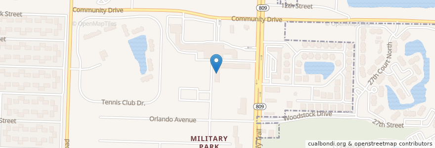 Mapa de ubicacion de La Fonda Sportsbar en United States, Florida, Palm Beach County.
