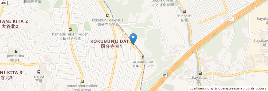 Mapa de ubicacion de 湘南クッキー自動販売機 en 日本, 神奈川縣, 綾瀬市.