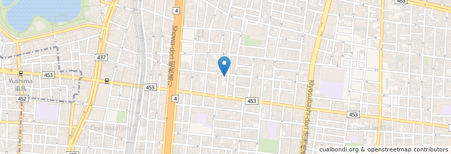 Mapa de ubicacion de もと家 en Giappone, Tokyo, 台東区.
