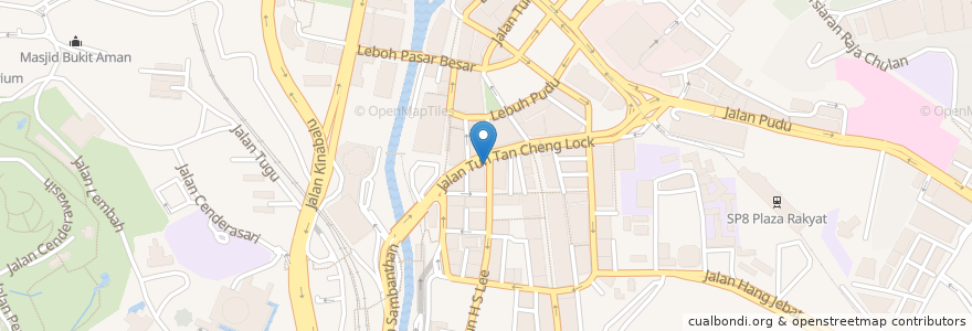 Mapa de ubicacion de Lai Foong Beef Noodle en マレーシア, セランゴール, クアラルンプール.