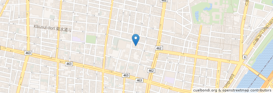 Mapa de ubicacion de 円照寺 en Jepun, 東京都, 台東区.