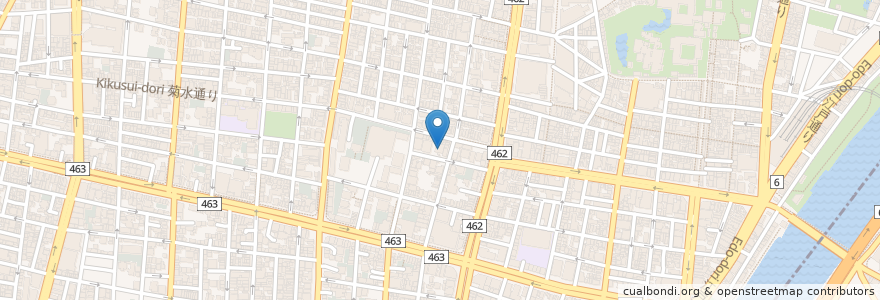 Mapa de ubicacion de 善龍寺 en 日本, 东京都/東京都, 台東区.