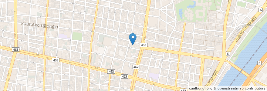 Mapa de ubicacion de 専勝寺 en Japão, Tóquio, 台東区.