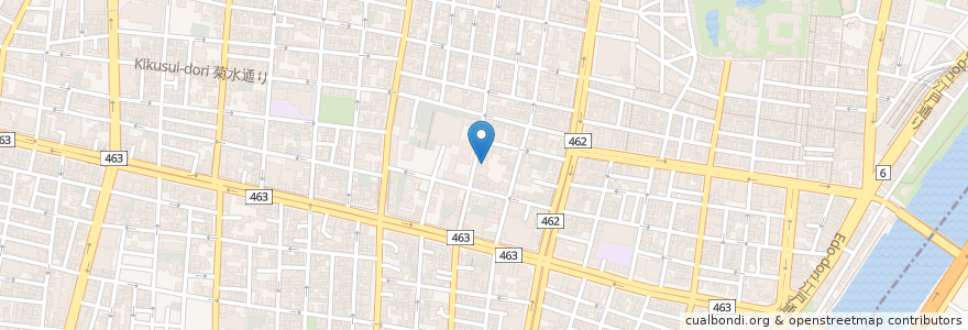 Mapa de ubicacion de 宗恩寺 en 일본, 도쿄도, 다이토구.