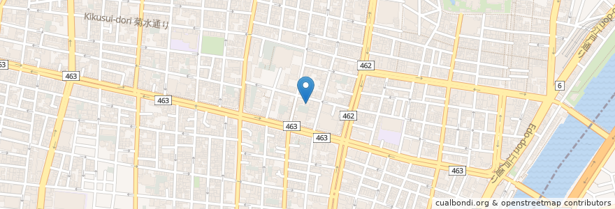 Mapa de ubicacion de 玉円寺 en Giappone, Tokyo, 台東区.