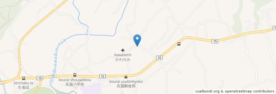 Mapa de ubicacion de 阪神調剤薬局 en Japón, Prefectura De Saitama, 日高市.