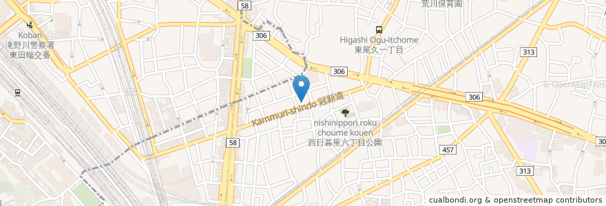 Mapa de ubicacion de スマイル薬局 en Japón, Tokio.