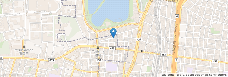 Mapa de ubicacion de The TRAD en 일본, 도쿄도, 다이토구.