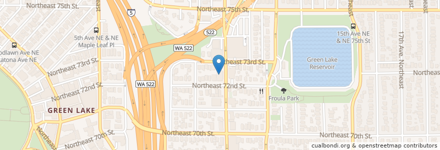 Mapa de ubicacion de New Discovery School en Amerika Syarikat, Washington, King County, Seattle.