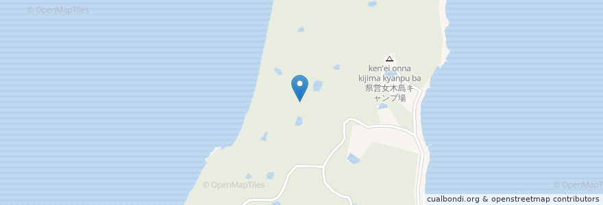 Mapa de ubicacion de 雌雄島地区 en Япония, Кагава, 高松市, 雌雄島地区.