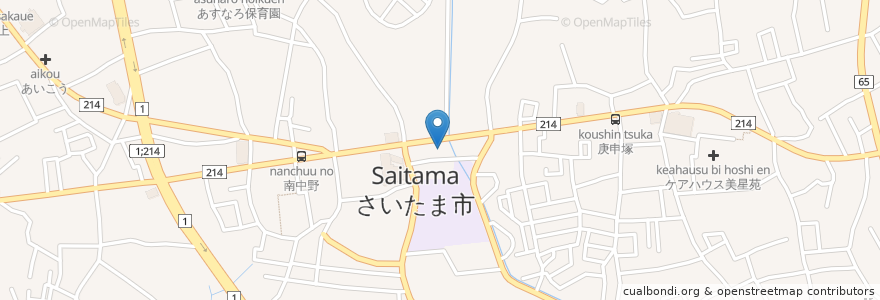 Mapa de ubicacion de ENEOS en Japan, Präfektur Saitama, Saitama, 見沼区.