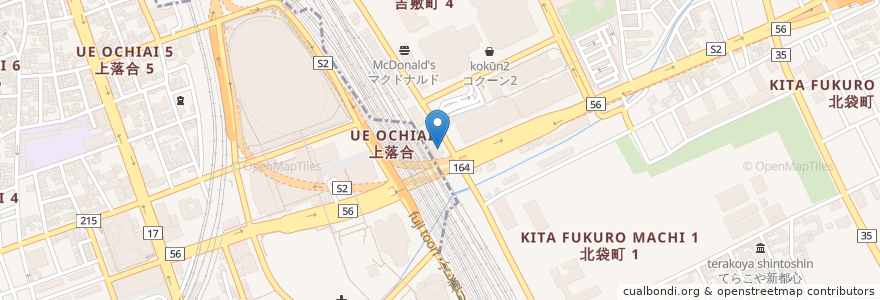 Mapa de ubicacion de 日本海庄や en Japão, 埼玉県, さいたま市, 大宮区.