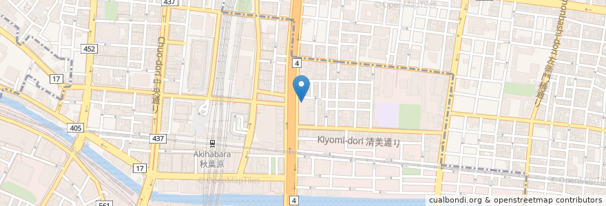 Mapa de ubicacion de りそな銀行 en 日本, 東京都.