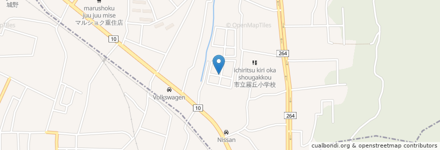 Mapa de ubicacion de 城野自動車学校 en 日本, 福岡県, 北九州市, 小倉北区.