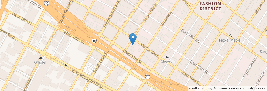 Mapa de ubicacion de California Family Pharmacy en Amerika Birleşik Devletleri, Kaliforniya, Los Angeles County, Los Angeles.