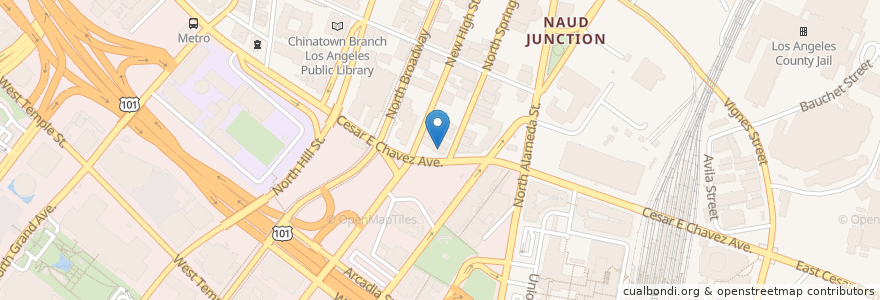Mapa de ubicacion de Thanh's Pharmacy en Stati Uniti D'America, California, Los Angeles County, Los Angeles.