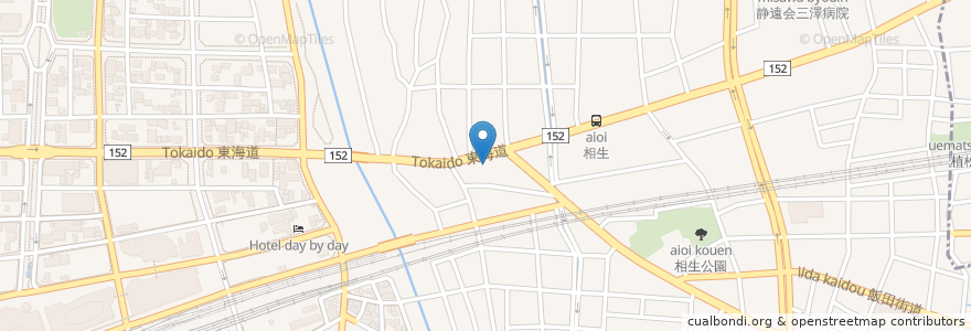 Mapa de ubicacion de ハママツ薬局 en Japão, 静岡県, 浜松市, 中区.