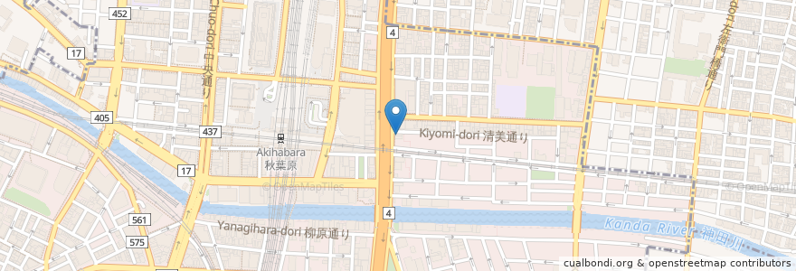 Mapa de ubicacion de 秋葉原メンタルクリニック en 日本, 東京都, 千代田区.