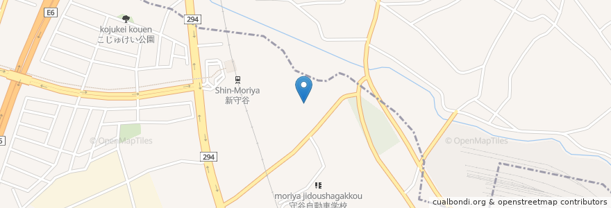 Mapa de ubicacion de もりり保育園 en اليابان, إيباراكي, つくばみらい市, 守谷市.