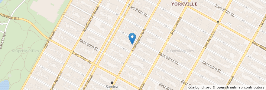 Mapa de ubicacion de The UPS Store en 美利坚合众国/美利堅合眾國, 纽约州 / 紐約州, 纽约, 纽约县, Manhattan, Manhattan Community Board 8.