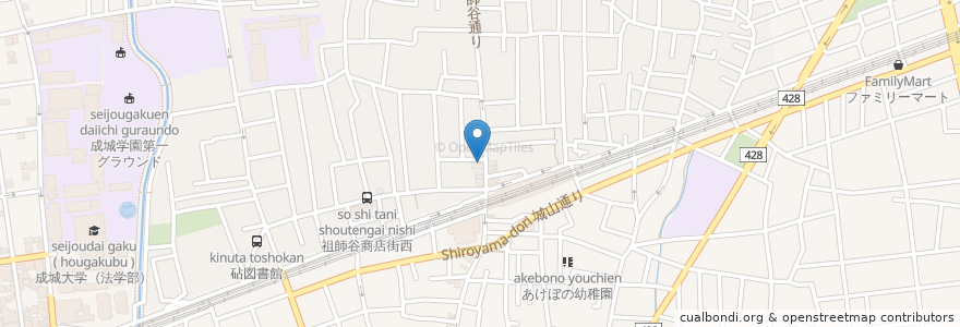 Mapa de ubicacion de きききょう歯科 en Japan, Tokio, 世田谷区.