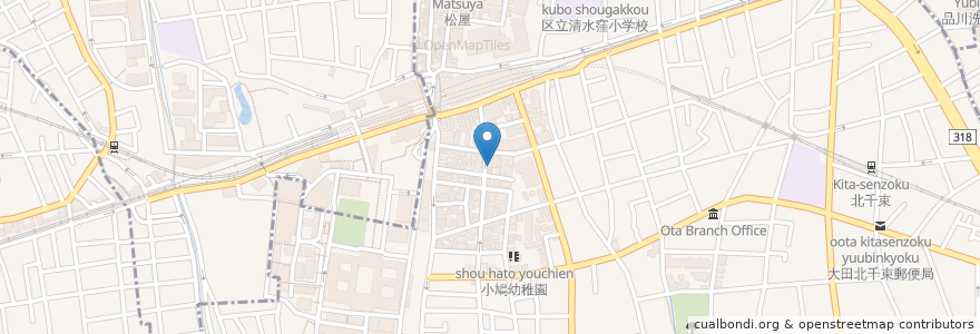 Mapa de ubicacion de プロムナード ダイニング en Япония, Токио, Ота.
