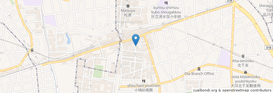 Mapa de ubicacion de ココナッツシュガー en Japão, Tóquio, 大田区.