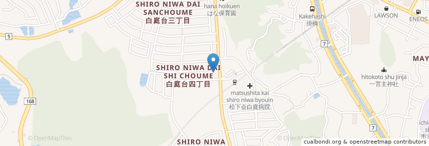 Mapa de ubicacion de なごみ歯科クリニック en Japan, 奈良県, 生駒市.