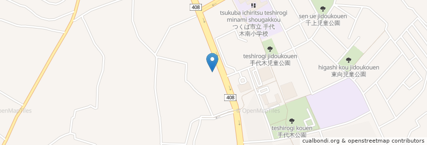 Mapa de ubicacion de おのぼり医院（リュウマチ） en Japão, 茨城県, つくば市.