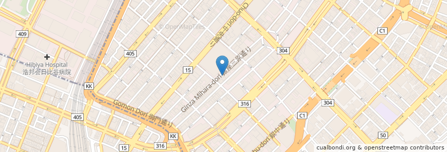 Mapa de ubicacion de Ramen Takahashi en Japão, Tóquio.