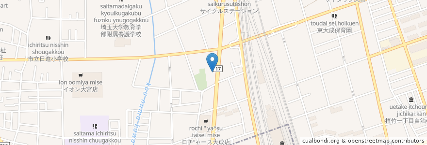 Mapa de ubicacion de いきなりステーキ en Giappone, Prefettura Di Saitama, さいたま市, 北区.