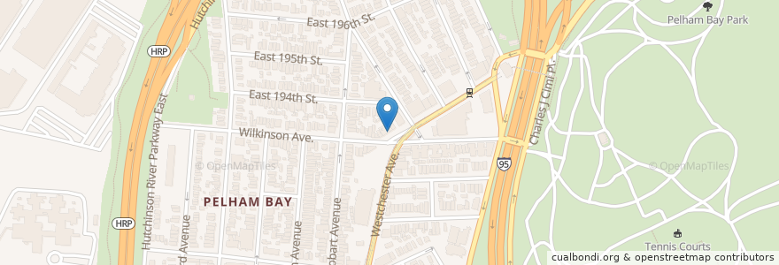 Mapa de ubicacion de Lee Xing Restaurant en الولايات المتّحدة الأمريكيّة, نيويورك, New York, Bronx County, The Bronx.