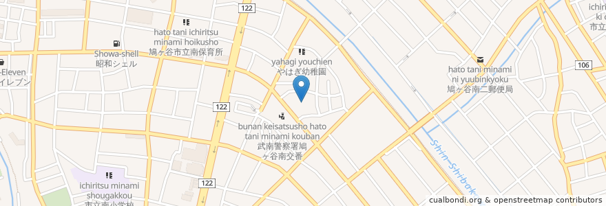 Mapa de ubicacion de 寶正寺 en اليابان, 埼玉県, 川口市.