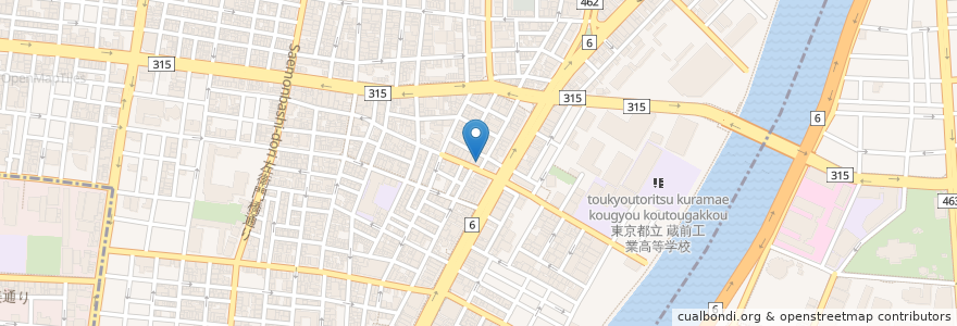 Mapa de ubicacion de DARK-HORSE en 日本, 东京都/東京都, 台東区.
