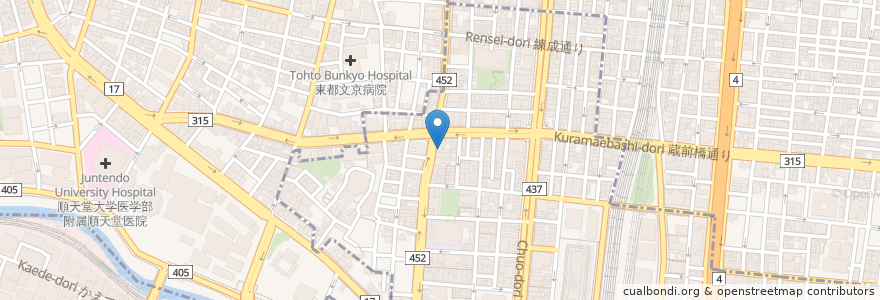 Mapa de ubicacion de 龍の眼 en Japon, Tokyo.