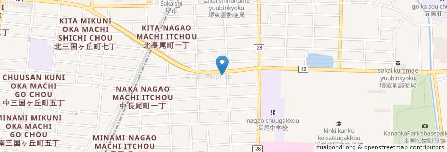 Mapa de ubicacion de やきとり 大吉 en ژاپن, 大阪府, 堺市.
