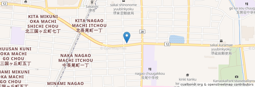 Mapa de ubicacion de 津田クリニック en Jepun, 大阪府, 堺市.